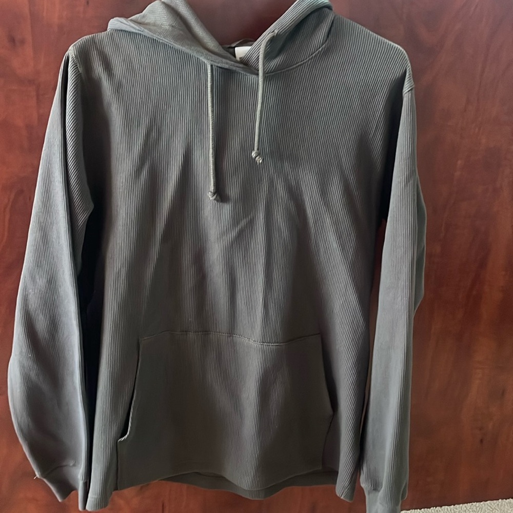 North Face hooded waffle top
